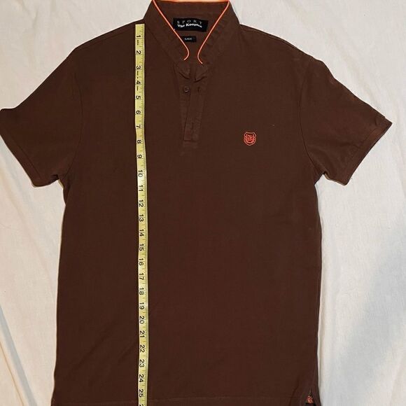 The Kooples SPORT Brown pique polo by Sport small - Picture 3 of 8